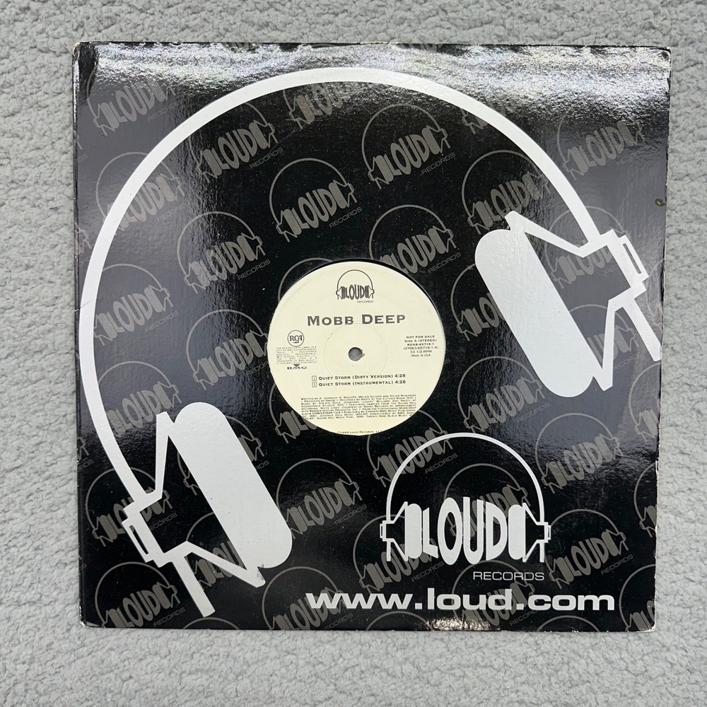Loud Records 1999 Mobb Deep Quiet Storm Single 12 Vinyl Record Original Promo LP